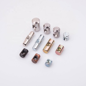 Dadi a barilotto scanalati GDTYF <span class=keywords><strong>HKM</strong></span> M6 X15mm in acciaio al carbonio zincato grado 8.8 per mobili, letti, culle e sedie - Product Image 6