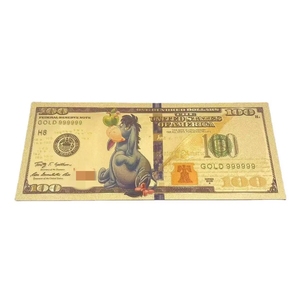 Nouvelle Banque de billets d'anime Little Bear America 2026 plaquée or pour cadeaux - Product Image 4