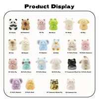 Figurines Miniatures FOFO Animals PAI - Boîte Mystère - Animaux Mignons en Résine Floquée - Mini Poupée de Collection - Jouet Surprise - Décoration de Bureau - Cadeau