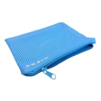Pochette en maille de nylon portable Stockage à glissière pour chargeurs sans fil et souris d'ordinateur