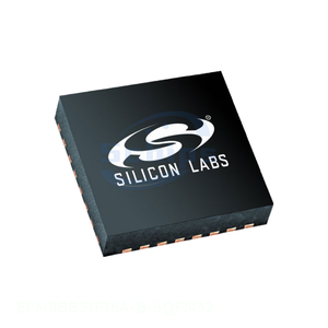 Compre Componentes Electrónicos en Línea, Microcontrolador Integrado de 32 Bits WFQFN con Pines Expuestos EFM8BB31F16A-B-5QFN32 en Existencia - Product Image 1