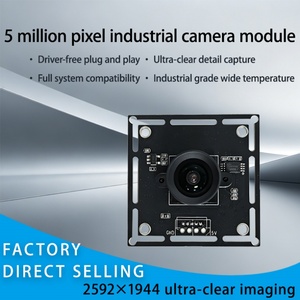โมดูลกล้องพร้อมเซ็นเซอร์ CMOS 30FPS MJPEG ความละเอียด 2592x1944 UVC OEM 1080P HD 5MP สีเต็มรูปแบบ USB2.0 - Product Image 2