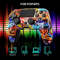 Nouvelle manette sans fil 2025 avec gyroscope 6 axes, pavé tactile et double vibration pour PS4, PC, Windows 7/8