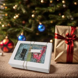 Boîte cadeau élégante avec couvercles transparents, boîtes à cadeaux avec étiquettes en ficelle pour mariage, anniversaire, boîtes blanches pour cadeaux, anniversaire blanc - Product Image 2