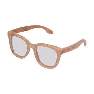 Nuevas Gafas Ecológicas de Madera de Bambú con Montura Cuadrada y Lentes con Bloqueo de Luz Azul, Color Rojo Vibrante - Product Image 5