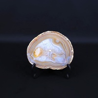 Vente en gros de pierre naturelle de quartz tranchée irrégulière coupe de quartz support de tranche d'agate de cristal sous-verre d'agate tranches de pierres de guérison
