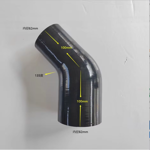 ท่อยางซิลิโคนขึ้นรูปกังหันเสริมแรงสำหรับยานยนต์ปรับแต่งสีทรงข้อศอกได้ตามต้องการ - Product Image 4