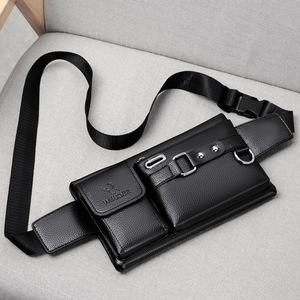 Riñonera impermeable de alta calidad para <span class=keywords><strong>hombre</strong></span>, bolso de <span class=keywords><strong>cintura</strong></span> cruzado para teléfono móvil - Product Image 3