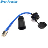 Connecteur rj45 étanche pour l'extérieur, 1 pièce, gland femelle, imperméable, pour montage sur panneau ethernet, IP68 CAT6