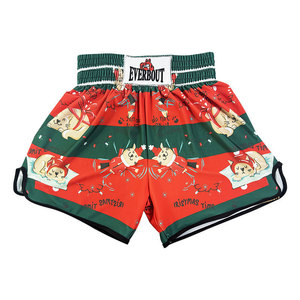 Men <strong>Women</strong> Adults New <strong>Boxing</strong> <strong>Shorts</strong> Pants Front Logo Cross-Border Martial Arts Wear 100% Polyester Breathable - Product Image 6