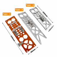 Pince de positionnement carrée en alliage d'aluminium pour rail de guidage de scie circulaire électrique, plaque d'arrêt à angle de 90 degrés pour le travail du bois