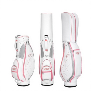 Bolsa de Golf Ligera para Mujer, Bolsa de Golf para Palos de Golf, Blanca y Rosa, Impermeable, con Logotipo Personalizado - Product Image 4