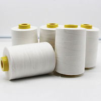 Fil à coudre en coton 100% blanc brut haute ténacité 402 pour machine à coudre et travaux manuels domestiques (Linha De Costura)