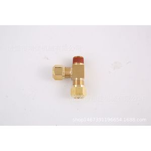 Xiangjia Machinery Brass Tee Fitting 14x18x14 For Air Brake Nylon Tubing Pneumatic Industry - Product Image 1
