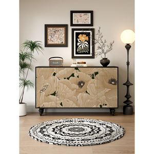 שולחן כתיבה מודרני קונסולת עץ מודרני סלון/חדר שינה/חדר שינה/משרד מחסן דירה/בית מלון - Product Image 3