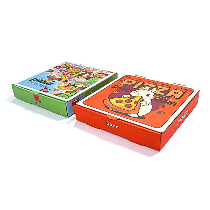 Factory Wholesale Takeaway Pizza Carton Customized logo 12 Inch Corrugated Pizza Box with logo