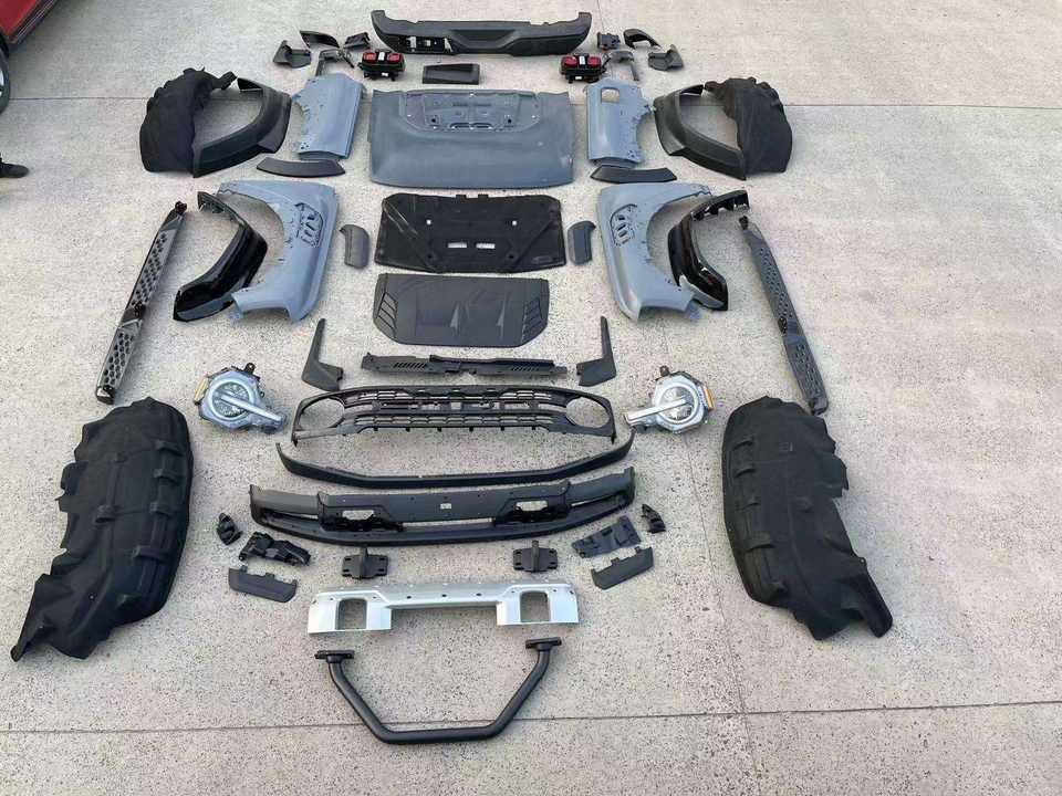 Convert Raptor Body Kit Rear Diffuser Hood for 2021 Ford Bronco Bumper ...