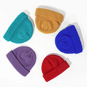 Bonnet tricoté personnalisé en fibre acrylique de haute qualité, best-seller hiver, polyvalent, sportif, épais, chaud, multicolore, pour le froid - Product Image 3