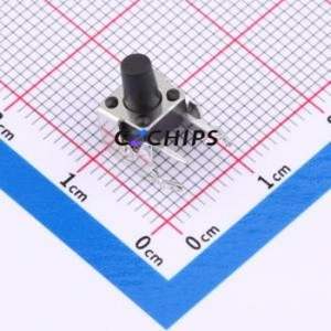 BX-TS-26-6685ZJ Tactile Switch Through hole-4P,6x6mm Switch Single Pole Single Throw Round Button 2.6N Through Hole - Product Image 1