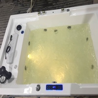 Drop in jet hydrothérapie double acrylique baignoire de massage avec tv