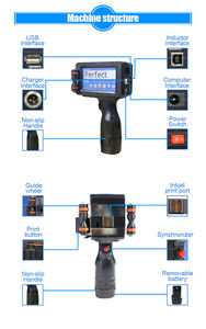 Imprimantes à jet d'encre portables et manuelles Perfect <span class=keywords><strong>Laser</strong></span>-1-12,7 mm pour le bois, les cartons, les pierres, les tuyaux, les câbles, les métaux, les plastiques - Product Image 3