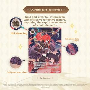 Véritable Genshin Impact Battle <span class=keywords><strong>Card</strong></span> Phase III Phase II Supplément Package Cartoon Peripheral <span class=keywords><strong>Card</strong></span> Battle - Product Image 4