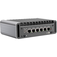 Mini PC sans fil LAN Shineman 6x2.5G Intel Quad Core N5105 DP/HD PfSense/Mikrotik/OPNsense Routeur pare-feu VPN 20 Gbit/s En stock