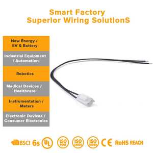 Kabel EKG Berpelindung PBT Kelas Medis untuk Instrumentasi, Kabel Harness untuk Pemantauan Pasien IoT, Komputer Biomedis, dan Sepeda Motor - Product Image 3