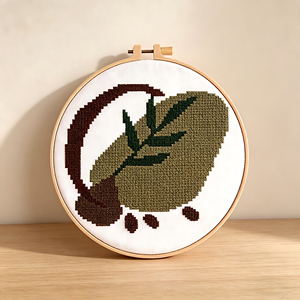 Kit de <span class=keywords><strong>broderie</strong></span> au point de croix Paysage au lever du soleil, <span class=keywords><strong>broderie</strong></span> artisanale DIY avec tissu pour point de croix, <span class=keywords><strong>d</strong></span>écoration murale pour <span class=keywords><strong>la</strong></span> maison - Product Image 6