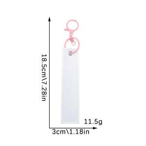 Porte-clés tendance en polyester et acier inoxydable durable, personnalisable avec broderie pour marques sur mesure, vente en gros pour boutiques en ligne - Product Image 4