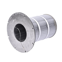 Élément filtrant à cartouche en polyester pour usine de ciment Farrleey, filtre de remplacement pour dépoussiéreur industriel, pour le nettoyage des poussières