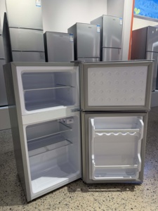 Refrigerador y Congelador Compacto de Doble Puerta L-BCD-52 OEM, Ahorrador de Espacio, Silencioso y de Bajo Consumo, <span class=keywords><strong>Mini</strong></span> <span class=keywords><strong>Nevera</strong></span> de 88L, <span class=keywords><strong>Mini</strong></span> Bar para Hotel - Product Image 4