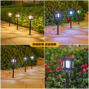 Luces Solares para Jardín, Lámpara LED para Camino Exterior, Resistente al Agua, Alimentada por Energía Solar, Decorativa, con Estaca - Product Image 4