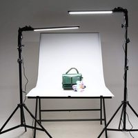 Kit d'éclairage vidéo bi-LED dimmable, équipement de studio photographique avec trépied, sac pour la production vidéo YouTube
