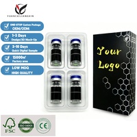 Boîtes d'emballage personnalisées pour flacons médicaux ou de parfum, avec logo estampé à chaud en or, pour flacons simples ou doubles de 3 ml, 5 ml, 7 ml, 10 ml