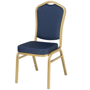 Chaises de trône roi et reine à dossier haut Chaises de trône de canapé d'hôtel de mariage royal de luxe en or pour la location - Product Image 6