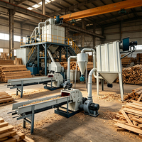 Broyeur de copeaux de bois CE - Conception compacte monobloc pour usine de papier et usine d'encens