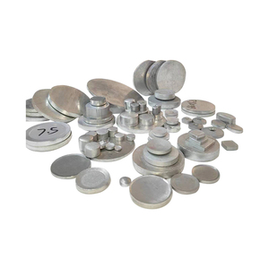 Tamaño personalizado 2mm 10mm 18mm 20mm 24mm 28mm 200mm Dia HO 1070 <span class=keywords><strong>Slug</strong></span> <span class=keywords><strong>de</strong></span> aluminio ovalado plano/abovedado/cónico para latas y botellas - Product Image 1