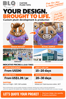 Jouets en peluche personnalisés en gros avec logo pour cadeaux d'entreprise, promotions de fin d'année et anniversaires de magasin, MOQ 100 pièces