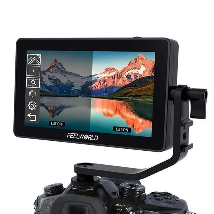 Feelworld F6 PIÙ 5.5 Pollici In Lega di Alluminio di Tocco Dello Schermo del Monitor con 4K Micro Singolo Display A CRISTALLI LIQUIDI per Sony Nikon macchina fotografica