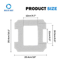 Kain Pembersih Serat Mikro Pengganti untuk Aksesori Robot Pembersih Jendela Ecovacs Winbot W2 PRO/W2 PRO Omni/W2 Omni/W2/W1 Pro