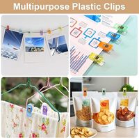 Clips en plastique et métal colorés de 2,7 cm, accessoires de couture durables, polyvalents pour la couture, la broderie, le point de croix et les travaux manuels