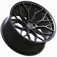 1 pièce, jantes en alliage forgé personnalisées 22x10.5J ET28 5x112 style XHE, noir mat, légères, 6061-T6, concaves profondes, X5M F95
