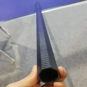 공장 3k 롤링 랩핑 육각형 탄소 섬유 튜브, fpv 레이싱 드론 용 3k 탄소 섬유 튜브