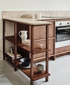 Ensemble d'armoires de cuisine, étagère ouverte, îlot de rangement, four encastré, idéal <span class=keywords><strong>pour</strong></span> les petites ou modernes maisons - Product Image 3