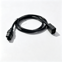 Cable de Alimentación CA VDE IEC 60320 C13 a C14, 10A 250V, Cable de Alimentación para Ordenador de Cobre Puro para PDU, Servidor, Monitor, OEM, Directo de Fábrica