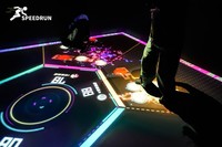 Gooest Speed Run Activer Projecteur interactif Grand plancher Jeux d'intérieur Sport Ar Fitness physique Aire de jeux intérieure École