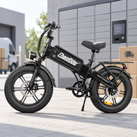 Vélo électrique tout-terrain Chamrider 48V 32Ah, pneus larges de 20 pouces, couple de 80 Nm, porte-bagages arrière, service de livraison professionnel D 32