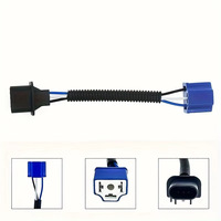 Adaptateur universel de phare LED H4 à H13 avec support de lampe et cordon d'extension modifié