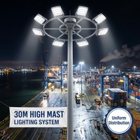 Reflector LED de Grado Marino de Alta Resistencia 600W-800W IP66 Anticorrosión para Jardín con 5 Años de Garantía y Control por Aplicación